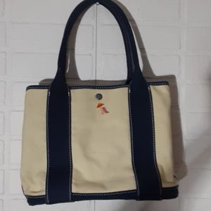 J crew cavas totebag